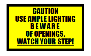 S-R4 Caution Use Ample Lighting