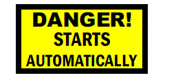 S-W6 Danger Starts Automatically