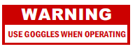 Warning: Use Goggles