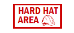 Hard Hat Area with picture