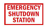 Emergency Shutdown Station