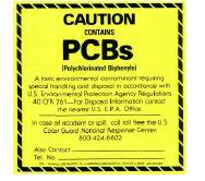 Caution-Contains PCBs