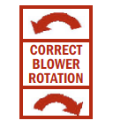 S-97 Correct Blower Rotation <-or->