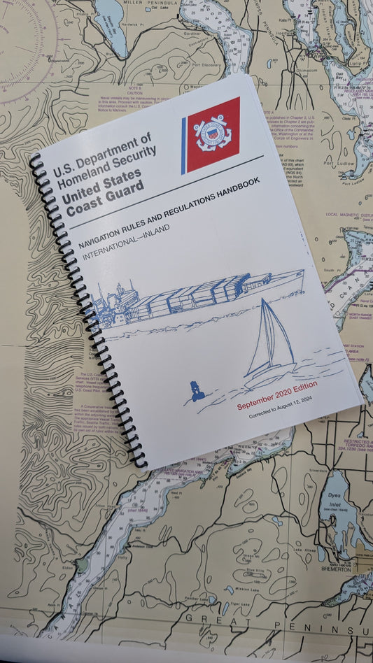 Navigation Rules: International - Inland (Spiral Bound & Corrected to August 12, 2024)