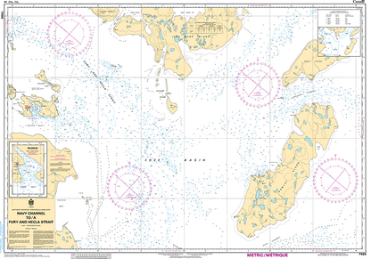 CHS Print-on-Demand Charts Canadian Waters-7486: Navy Channel to/€ Fury and Hecla Strait, CHS POD Chart-CHS7486