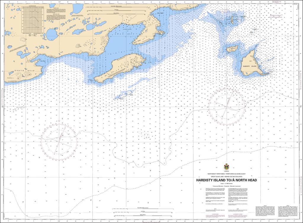 CHS Chart 6356: Hardisty Island to/à North Head