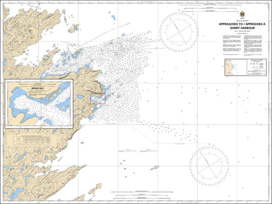 CHS Chart 5340: Approach to/ Approches à Sorry Harbor