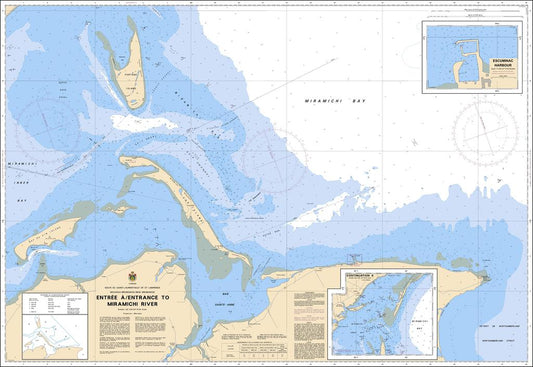 CHS Chart 4911: Entrée à / Entrance to Miramichi River