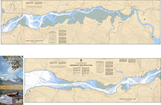 CHS Chart 3058: Arrowhead to/à Revelstoke