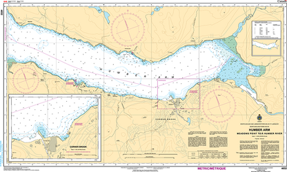 CHS Print-on-Demand Charts Canadian Waters-4652: Humber Arm Meadows Point to/€ Humber River, CHS POD Chart-CHS4652