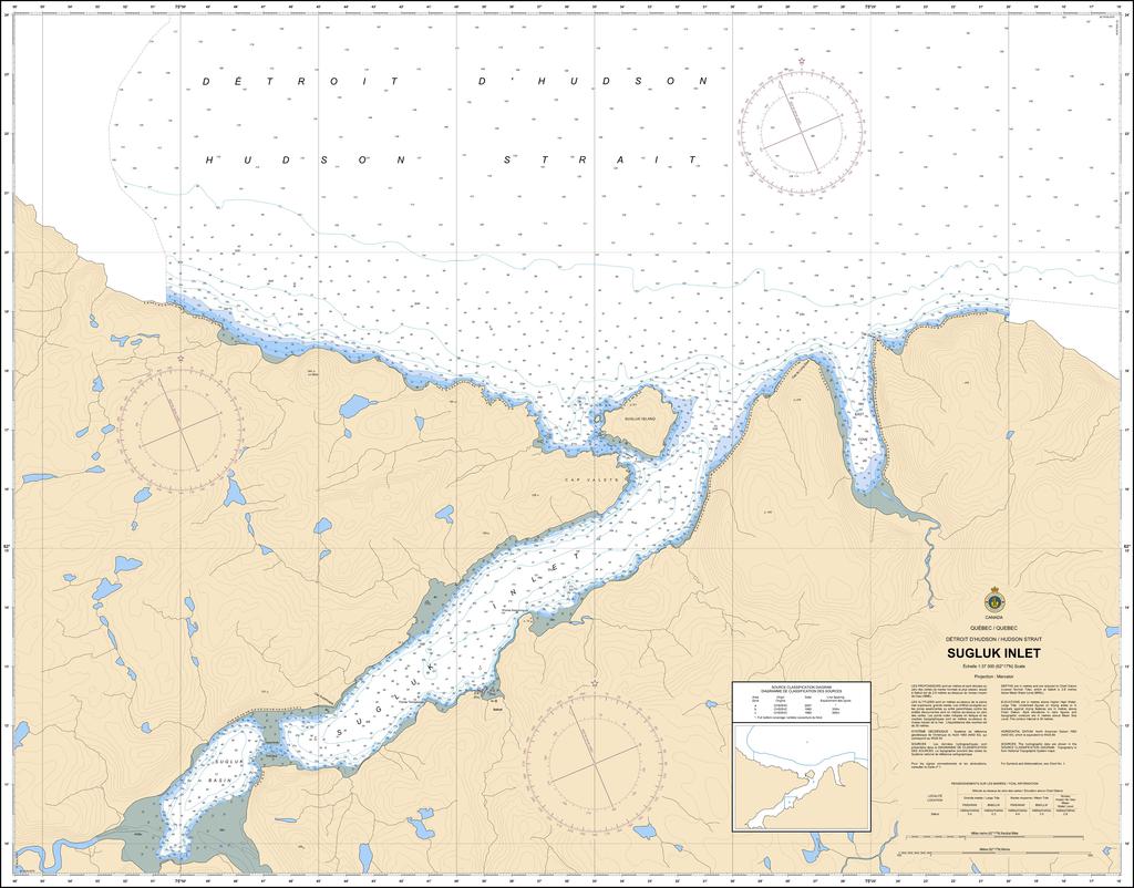 CHS Chart 5458: Sugluk Inlet