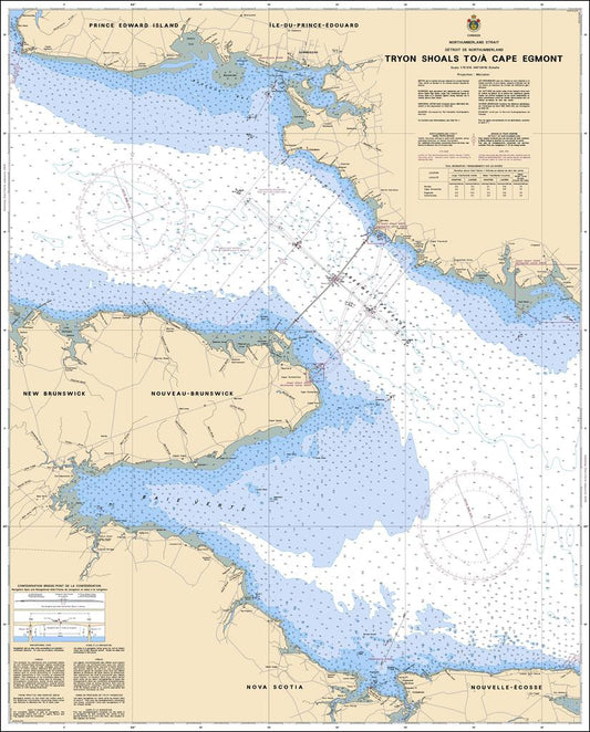 CHS Chart 4406: Tryon Shoals to / à Cape Egmont