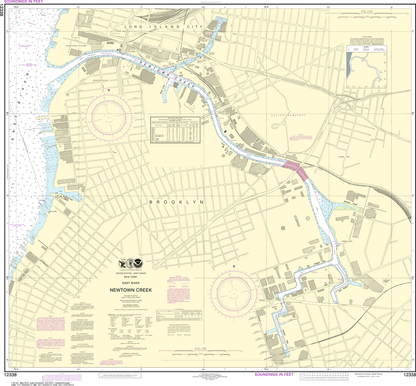 NOAA Chart 12338: East River - Newtown Creek