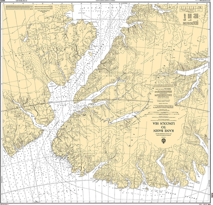 CHS Print-on-Demand Charts Canadian Waters-7072: Kane Basin to Lincoln Sea, CHS POD Chart-CHS7072