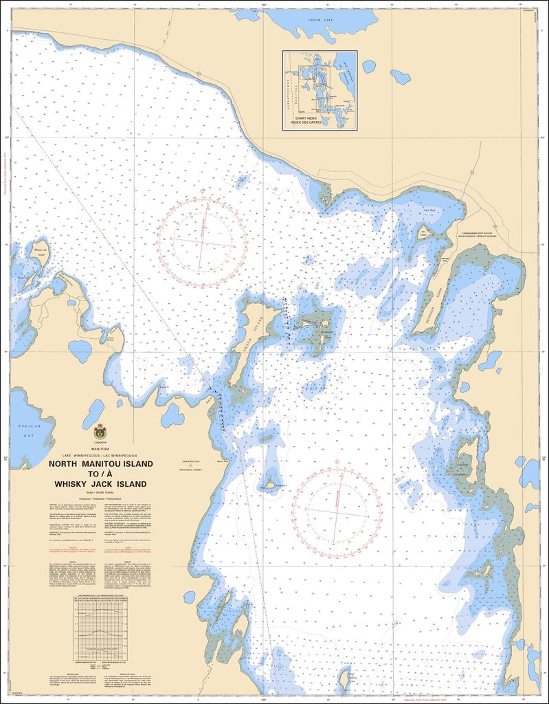 CHS Chart 6273: North Manitou Island to/à Whiskey Jack Island