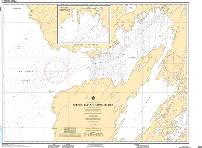 CHS Print-on-Demand Charts Canadian Waters-7770: Spence Bay and Approaches, CHS POD Chart-CHS7770