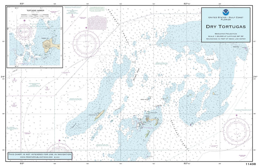 Nautical Placemat: Dry Tortugas