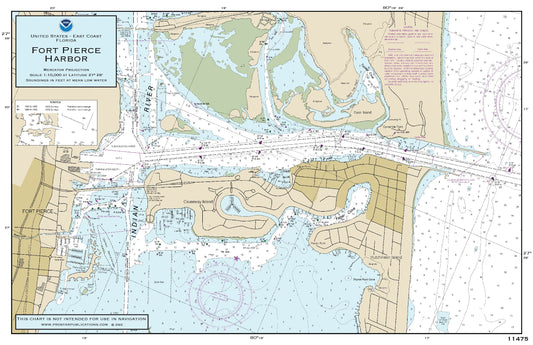 Nautical Placemat: Savannah River to Wassaw Sound