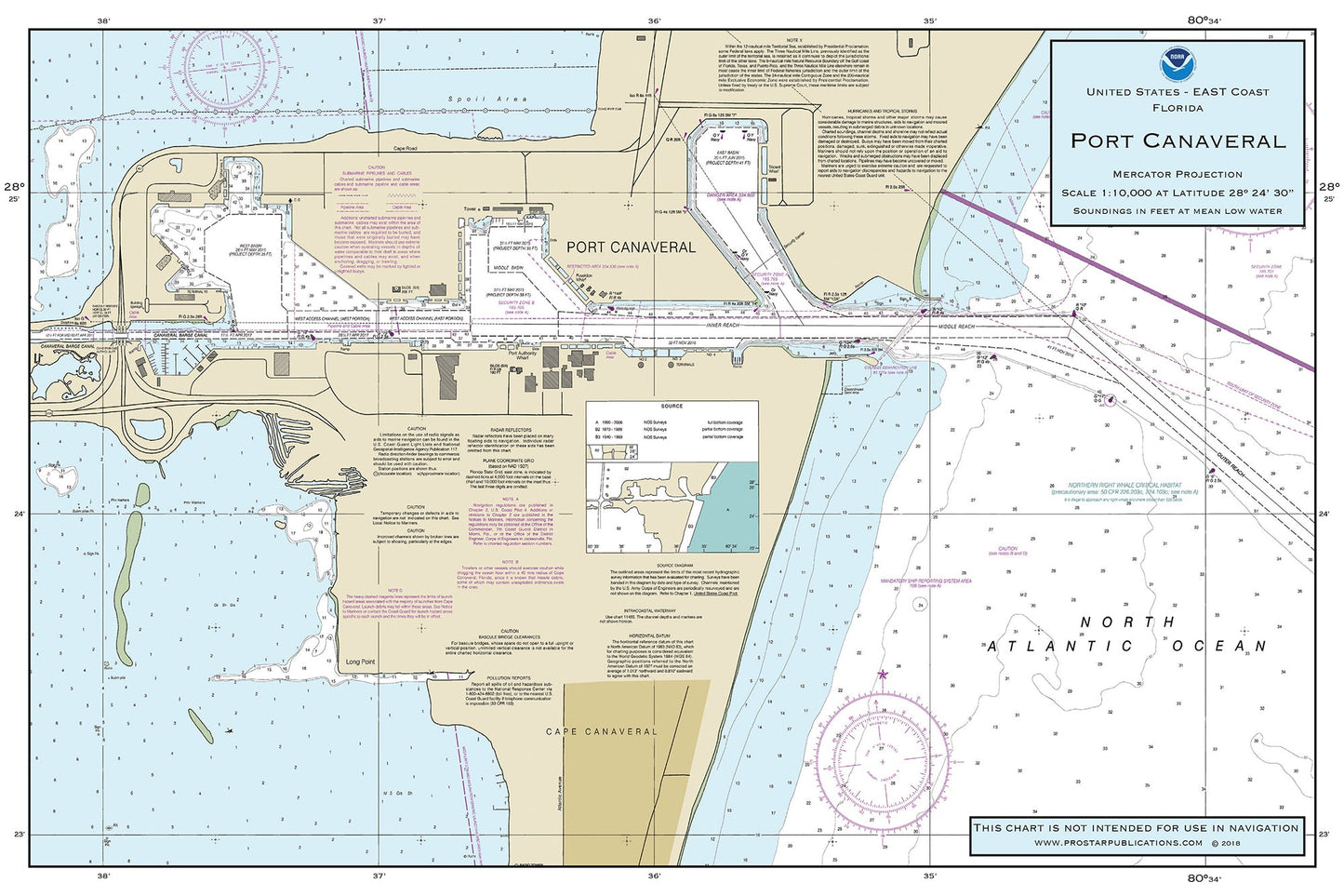 Nautical Placemat: Port Canaveral (FL)