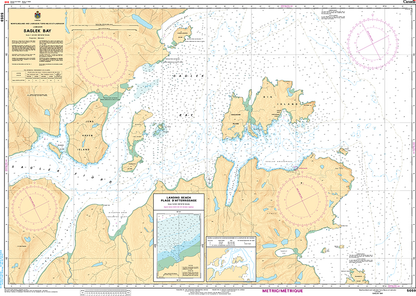 CHS Print-on-Demand Charts Canadian Waters-5059: Saglek Bay, CHS POD Chart-CHS5059