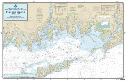 Nautical Placemat: Fishers Island Sound