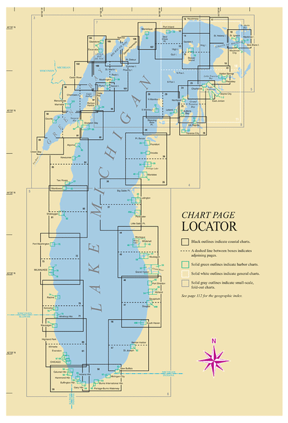 Chartbook & Cruising Guide- Lake Michigan (11th Ed)