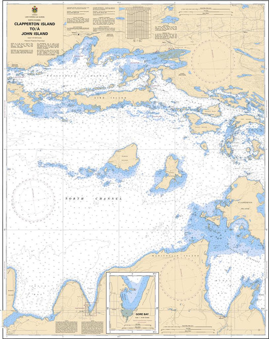 CHS Chart 2257: Clapperton Island to/à John Island