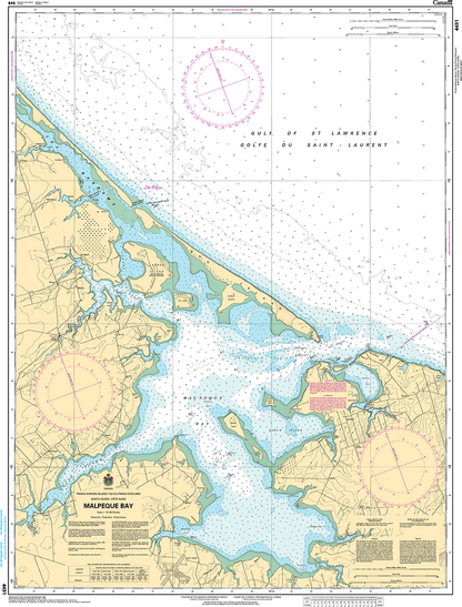 CHS Print-on-Demand Charts Canadian Waters-4491: Malpeque Bay, CHS POD Chart-CHS4491