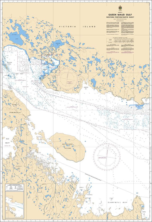 CHS Chart 7782: Queen Maud Gulf Western Portion/Partie Ouest