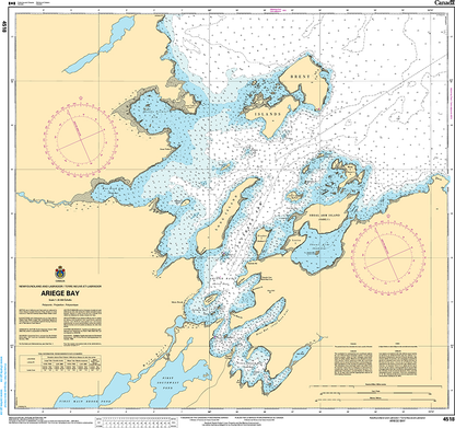 CHS Print-on-Demand Charts Canadian Waters-4518: Ariege Bay, CHS POD Chart-CHS4518