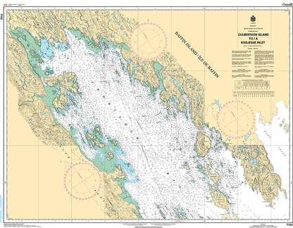 CHS Print-on-Demand Charts Canadian Waters-7122: Culbertson Island to/€ Koojesse Inlet, CHS POD Chart-CHS7122