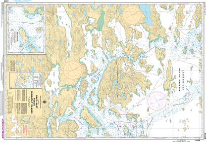 CHS Print-on-Demand Charts Canadian Waters-5049: Davis Inlet to/aux Seniarlit Islands, CHS POD Chart-CHS5049