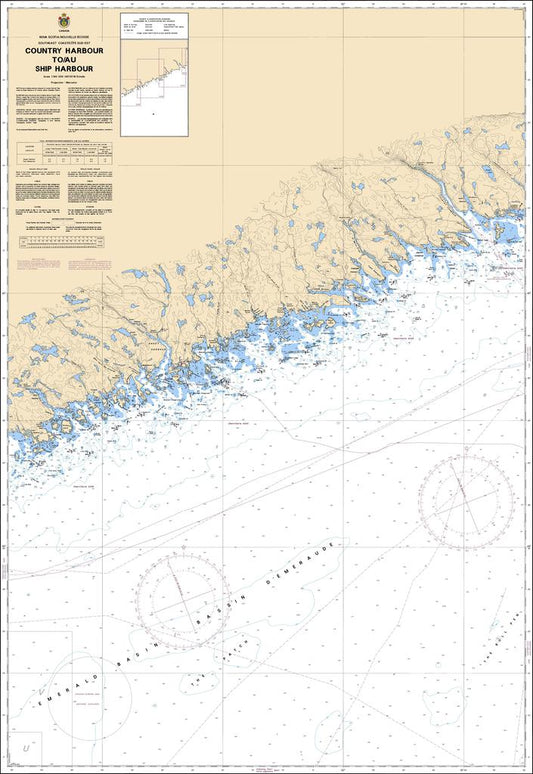 CHS Chart 4227: Country Harbour to / au Ship Harbour