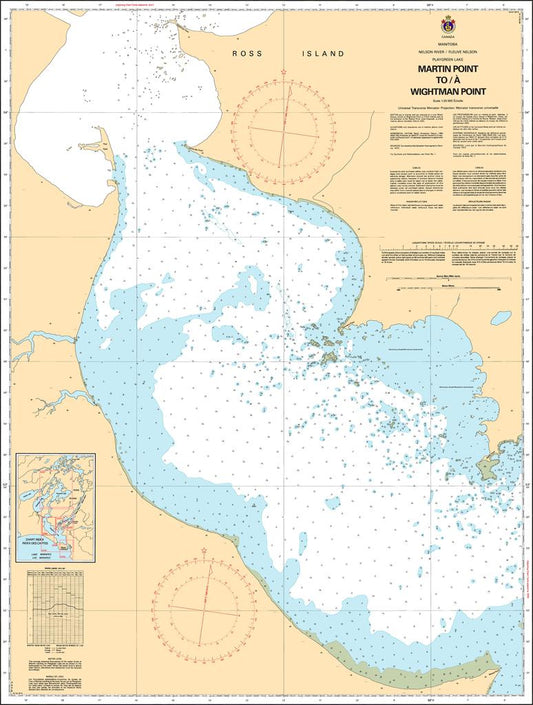 CHS Chart 6260: Martin Point to/à Wightman Point