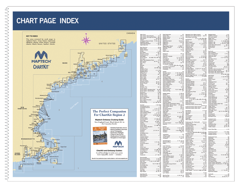 ChartKit Region 2: Block Island,R.I. to the Canadian Boarder (18th Ed)
