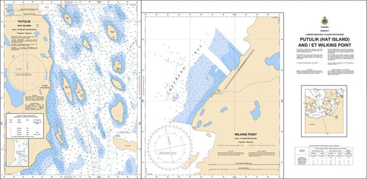 CHS Chart 7646: Putulik (Hat Island) and/et Wilkins Point