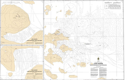 CHS Chart 7193: Cape Hooper and Approaches/et les Approches