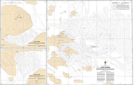 CHS Chart 7193: Cape Hooper and Approaches/et les Approches