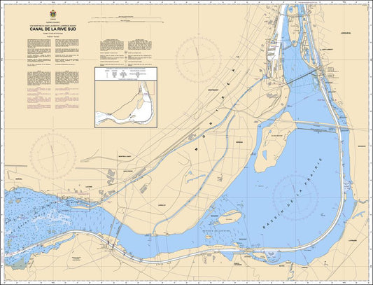 CHS Chart 1429: Canal de la Rive Sud