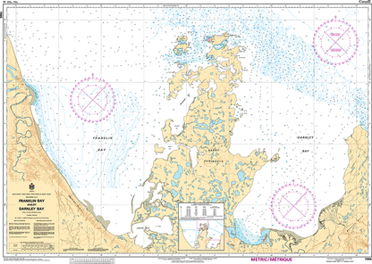 CHS Print-on-Demand Charts Canadian Waters-7665: Franklin Bay and/et Darnley Bay, CHS POD Chart-CHS7665