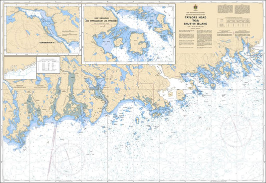 CHS Chart 4236: Taylors Head to / à Shut-in Island