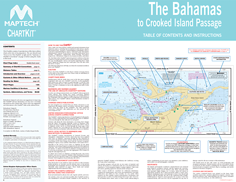 ChartKit Region 9: The Bahamas to Crooked Island Passage (7th Ed)