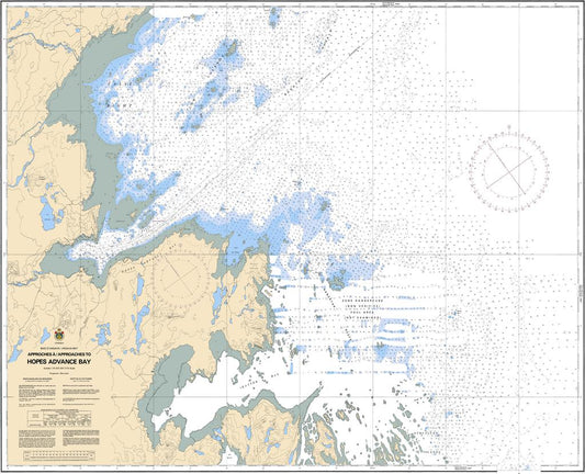 CHS Chart 5348: Approches à/Approaches to Hopes Advance Bay