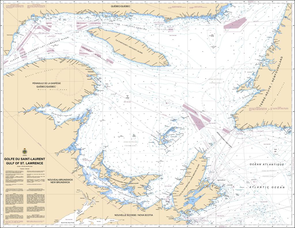 CHS Chart 4002: Golfe du Saint-Laurent / Gulf of St. Lawrence