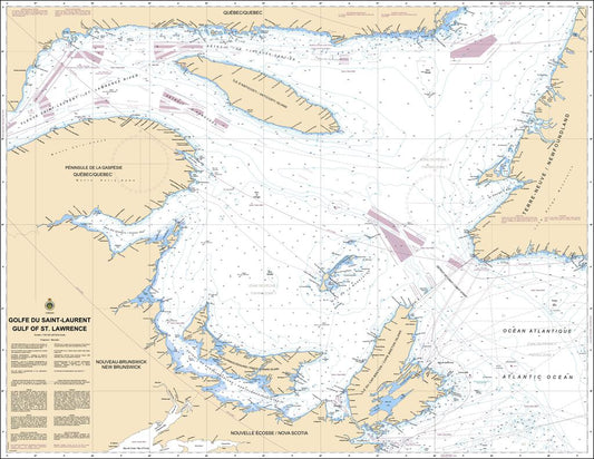 CHS Chart 4002: Golfe du Saint-Laurent / Gulf of St. Lawrence