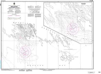 CHS Print-on-Demand Charts Canadian Waters-7430: Repulse Bay Harbours Islands to/€ Talun Bay, CHS POD Chart-CHS7430