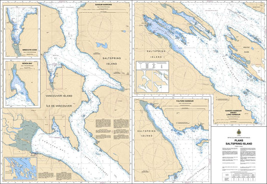 CHS Chart 3478: Plans - Saltspring Island