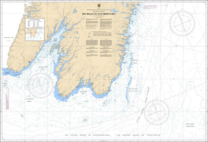 CHS Chart 4817: Bay Bulls to / à St. Marys Bay
