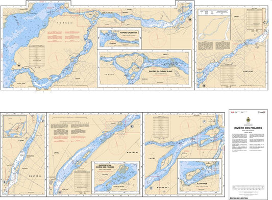 CHS Chart 1509: Rivière des Prairies