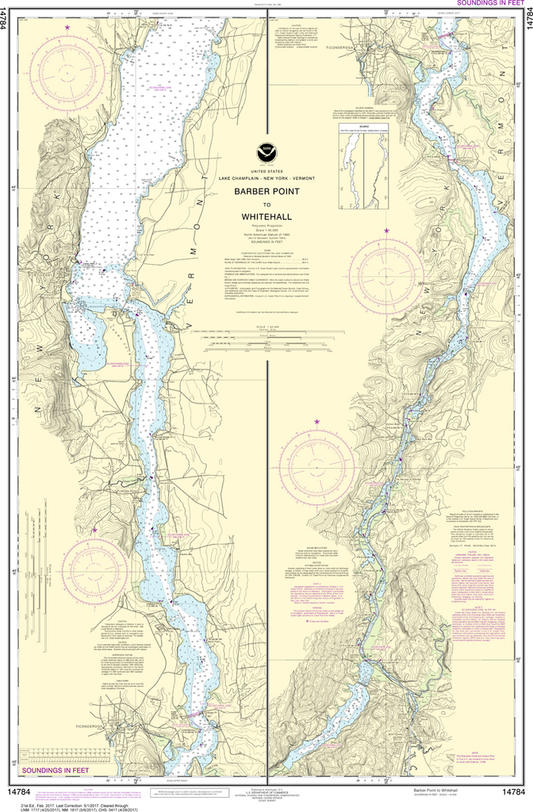 NOAA Chart 14784: Barber Point to Whitehall